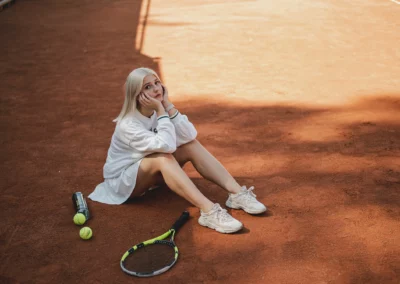 Sesja tenisowa Wiktorii